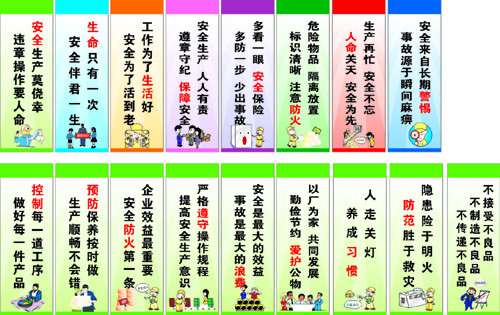安全生产政策口号