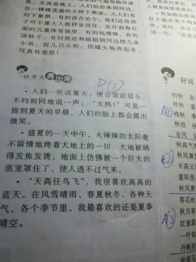 关于春雨的好单词和句子