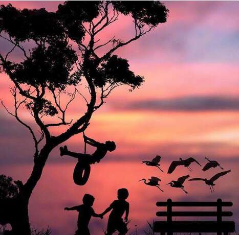 发送精美的风景照片瞬间