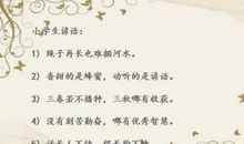 小学谚语大全
