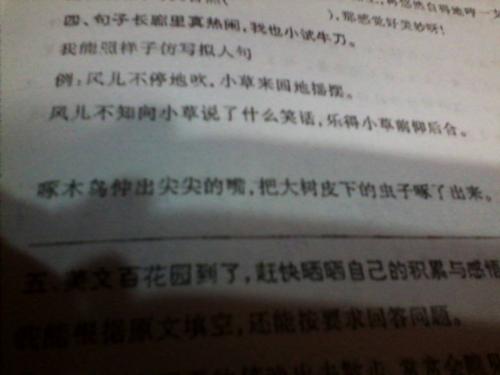 一千个拟人化句子