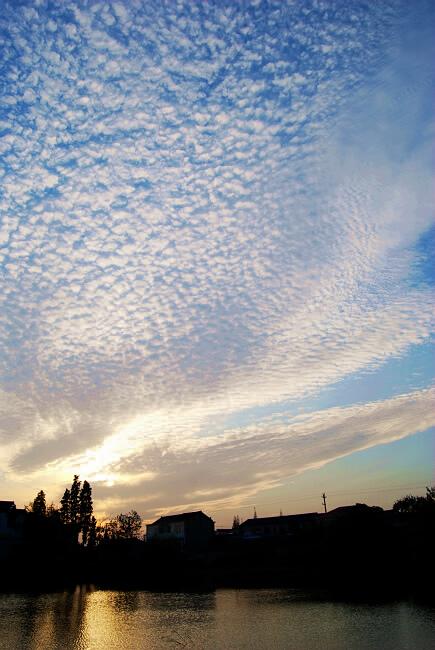 描述农村黄昏的句子