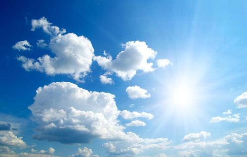 一句描述大太阳的句子