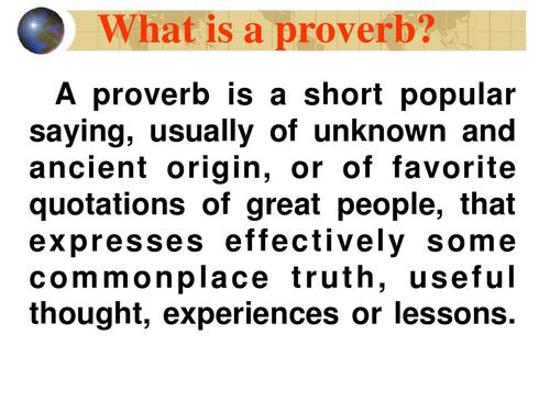 著名的英语谚语