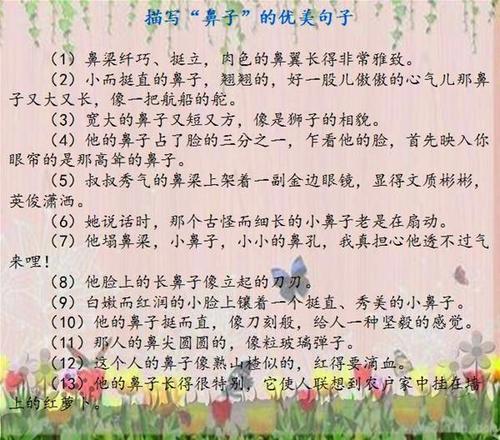 漂亮的句子描述嘴巴