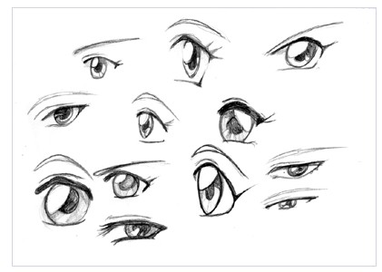 描绘人眼的片段