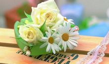 送朋友花的祝福语