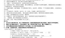 初中拟人句大全