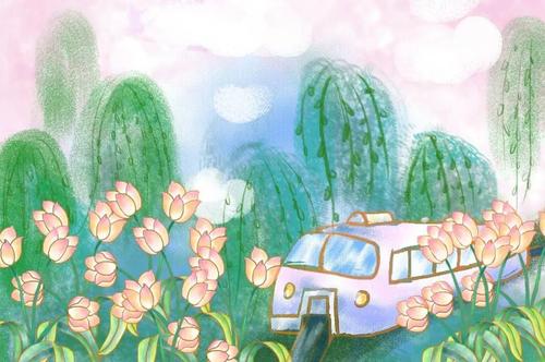 春天风景的寓言