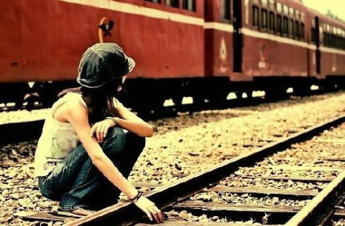 关于离别情绪的句子和图片1