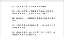 一百字的拟人句