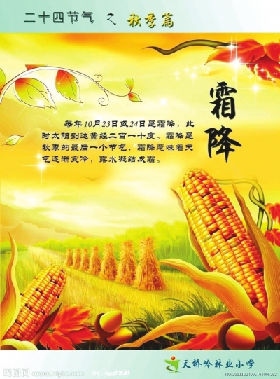 弗罗斯特节气谚语