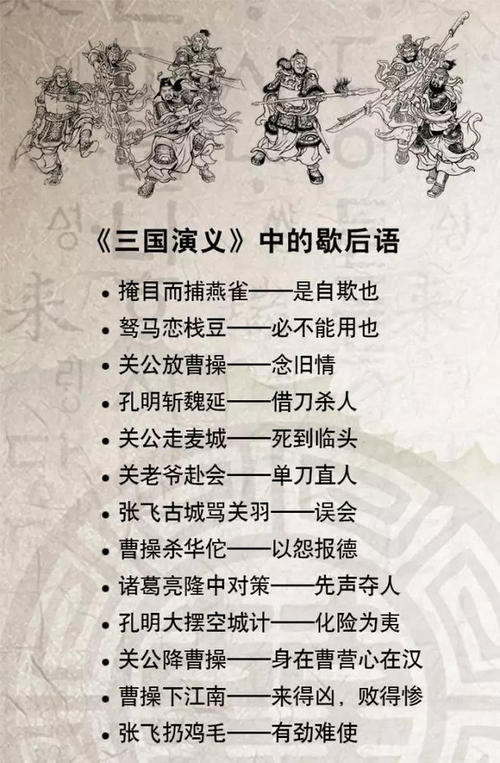 四大名著的五种寓言寓言