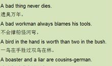 关于知识的谚语英语