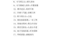 三国常用歇后语