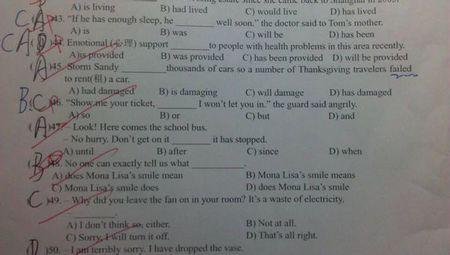 现在的完美句子