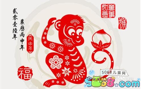 猴年的简单祝愿