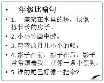 关于图像的比喻句