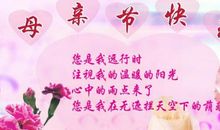 母亲节祝福语十句