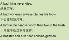 关于耐心的谚语