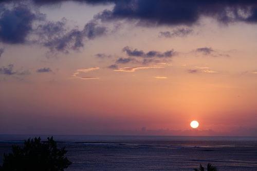 优美的句子描述日落