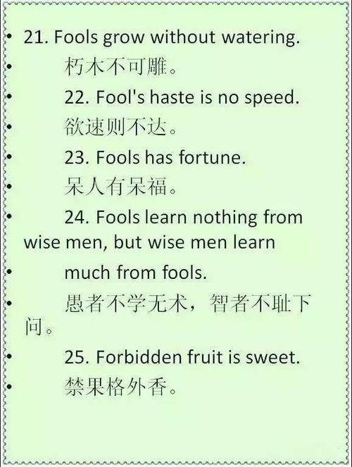 英语作文中的谚语