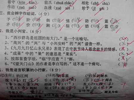 描述眉毛的寓言句