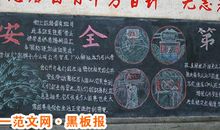 安全黑板报标语