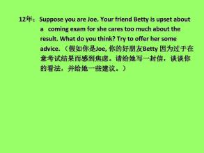 英语高中入学作文谚语