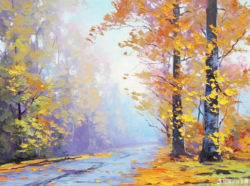 秋季景观拟人化