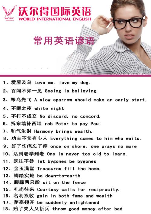 关于阅读的英语谚语集