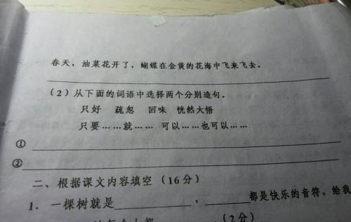 描述小华的拟人句子