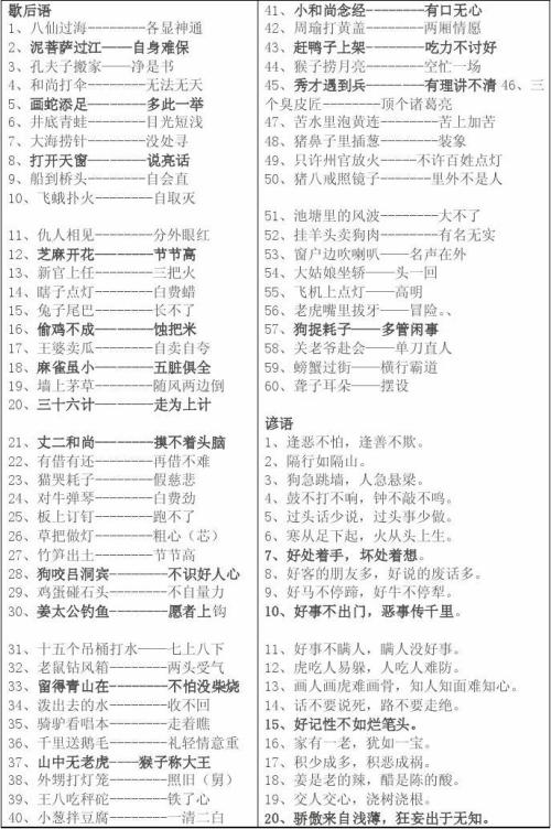 英语谚语和俗语