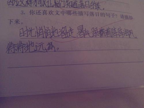 关于日落的寓言