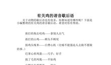 谐音歇后语大全小学五年级