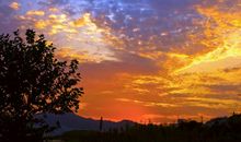 描写晚霞的诗词