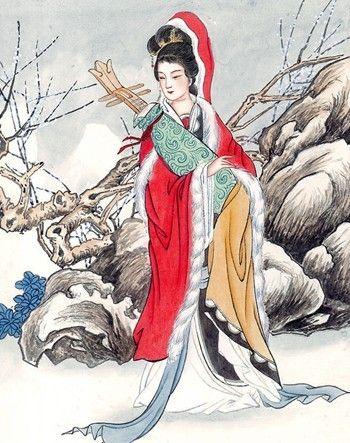 古代人赞美美女