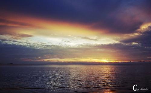 一句话描述日落之美