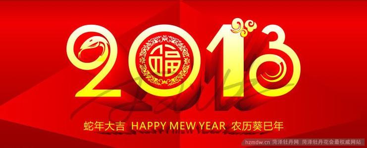 蛇年的元旦祝福