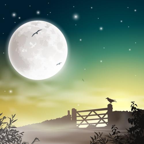 寓言形容月光