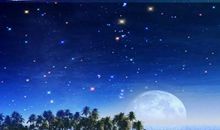 描写黑夜天空的句子