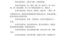 过年的经典谚语