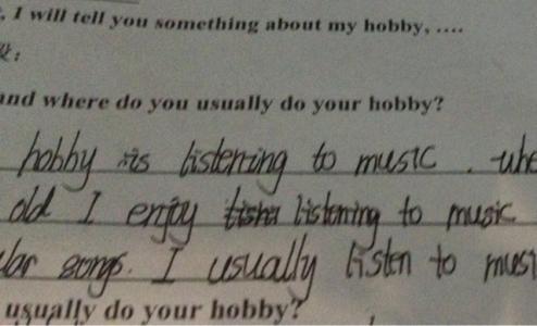 写理想的平行句子