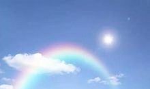 彩虹的句子短唯美英文