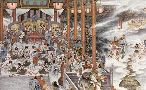 皇太后的潘桃宴会