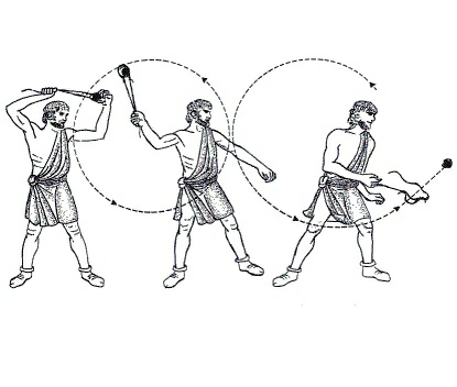 将石头扔进水中