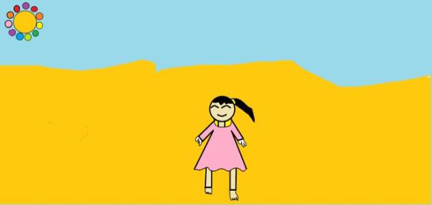 谈论在海边玩的心情