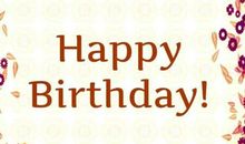 生日的祝福语有哪些