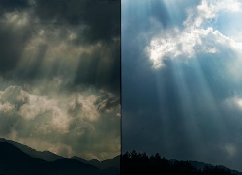 描述乌云的隐喻句子