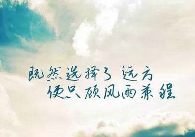 关于成为一个积极的人的谚语